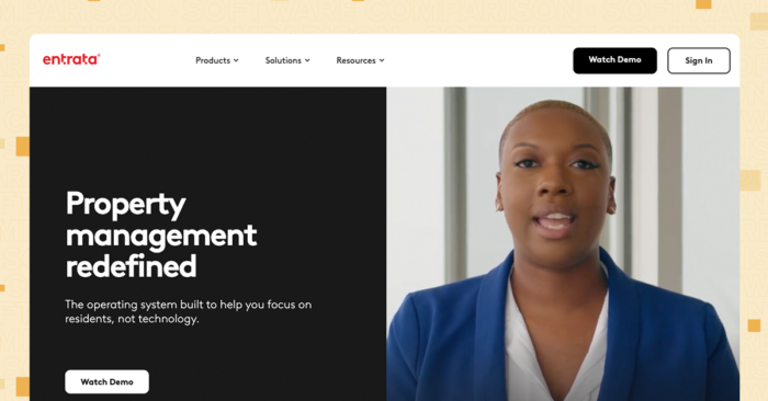 Entrata top rated property management software