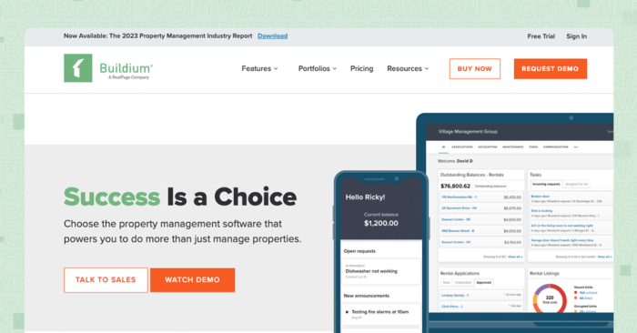 property management software for small business Buildium