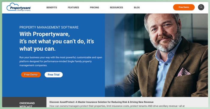 property management automation propertyware