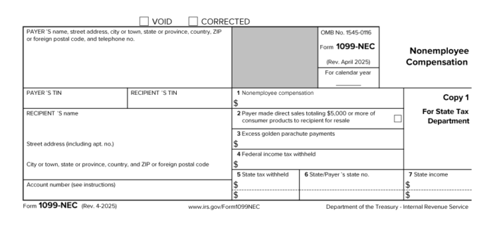 1099 for property management 1099 NEC