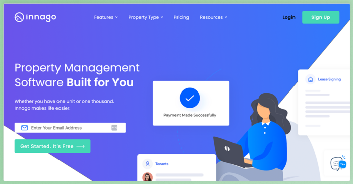 best cloud based property management software innago