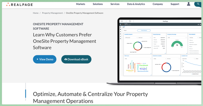 best residential property management software realpage