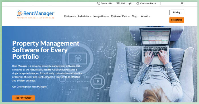 best residential property management software rent manager