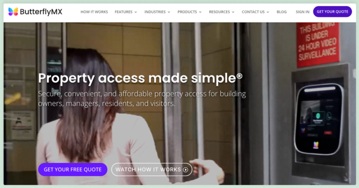 best property management app butterflymx